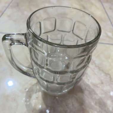 Gelas bir jumbo mug jumbo gelas kaca besar instan