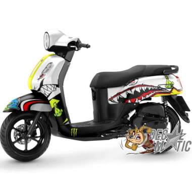 Decal Full Body Fazzio - Stiker Motor FAzio Full body Striping Sticker Variasi Motor Fazio Full - Sh