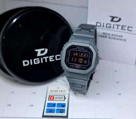 Jam Tangan Pria Digitec 6054 Digital DG 6054/MDG 6054 Abu-abu