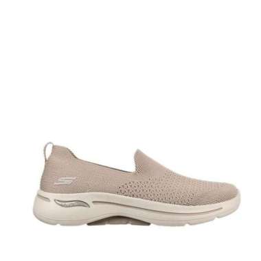 Skechers GO WALK ARCH FIT Delora Women's Slip On Shoes - Taupe 37.5
