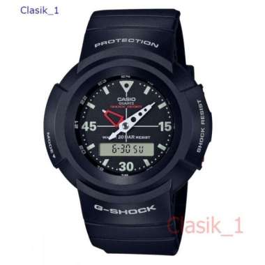Original 100%!! Casio G-Shock AW-500E-1EDR - Jam Tangan Pria - Hitam