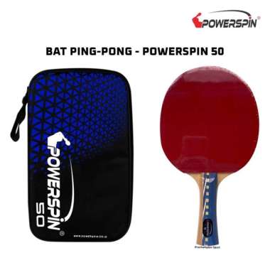 Bat Pingpong Tenis Meja Table Tennis Power Spin 50 plus Book Cover Brand : Power Spin Tipe : Power S