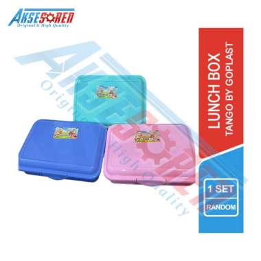 Aksesoren Tempat Makan Tango [By Goplast] / Kotak Makanan Bekal / Wadah Nasi Lauk / Food Storage Ran