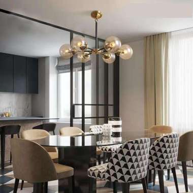 FL 9263 /6 LAMPU GANTUNG MINIMALIS MODERN RETRO DEKORASI RUANG TAMU