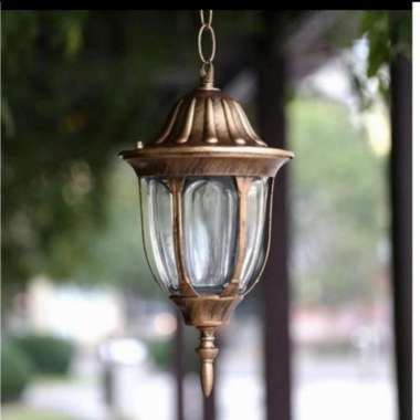 LAMPU GANTUNG TAMAN MINIMALIS WATERPROOF OUTDOOR Antik