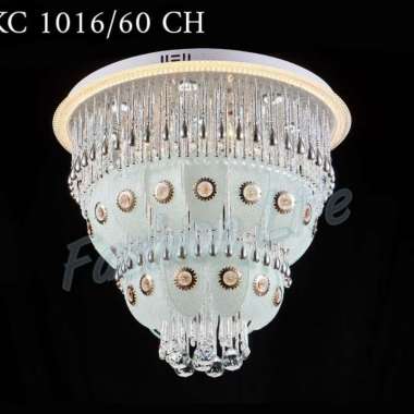 LAMPU PLAFON LED SKC 1016-60 / LAMPU KRISTAL / LAMPU HIAS PLAFON