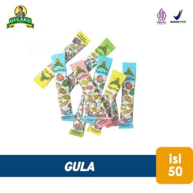 Gulaku Stick Gula Pasir Sachet 8gr (Ecer 50pcs)