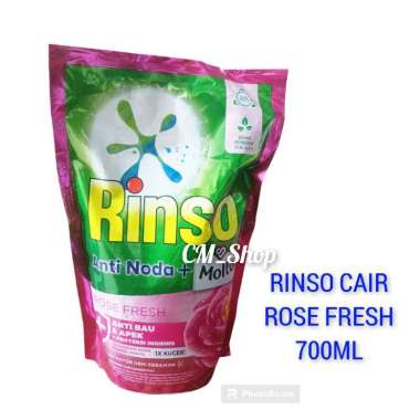LL - RINSO CAIR 700ML RINSO BUBUK 770GR CAIR ROSE FRESH