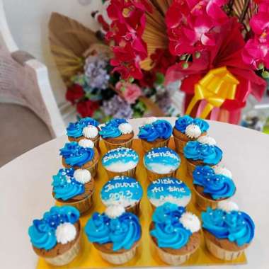 Cup Cake Fondant cupcake butter cream cupcake custom cupcake karakter fondant12pcs