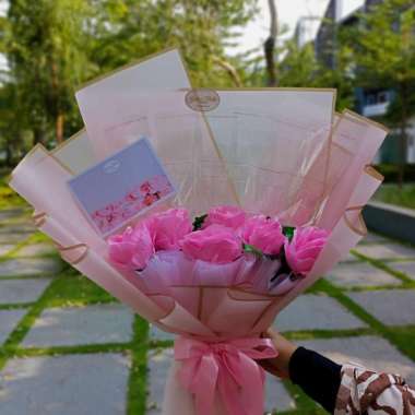 kerangka handbouquet uang buket handbuket moneybuket moneybouquet 20lembar