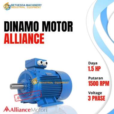 Jual Dinamo Motor 1.5 hp 1000 rpm /ELECTRO DINAMO 1.5 HP 3 PHASE