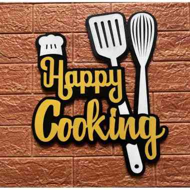 hiasan dinding kayu untuk dapur lucu unik