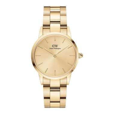 Jam Tangan Wanita Daniel Wellington Iconic Link Unitone DW00100403 Gold Dial Gold Stainless Steel St