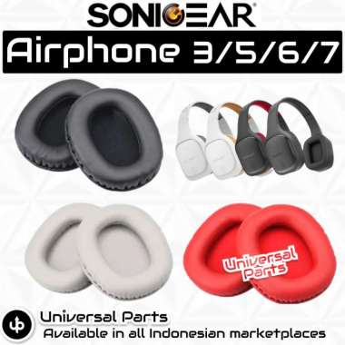 Bantalan Busa SonicGear Airphone 3 / 5 / 6 / 7 / 9 Earpad Earcup Ear Pad Cup Cushion Foam Spons Peng