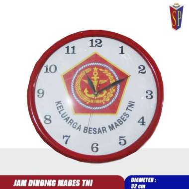Jam Dinding Logo Mabes TNI - Jam Dinding Mabes TNI