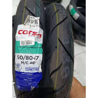 BAN LUAR CORSA PLATINUM R46 TUBELESS RING 14 17 80/80 90/80 100/80 90/80-17