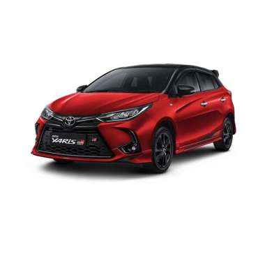 Toyota New Yaris GR Sport AirBag 3 Bitone Mobil [New Jakarta] Black + Red Mica Metallic CVT Jakarta