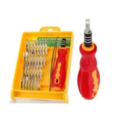 obeng terlengkap Obeng Set 32 In 1 multifungsi