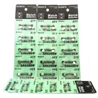 baterai 626 jam tangan analog - sony 377 sr626sw