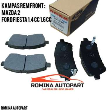 Brake Pad atau Kampas Rem Depan Mazda 2 Ford Fiesta ORI 1set