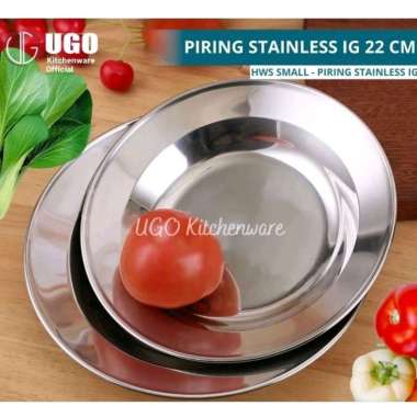 PIRING MAKAN STENLIS 22CM