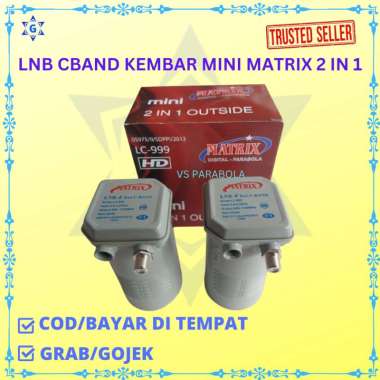LNB CBAND MINI MATRIX PARABOLA 2 SATELIT 1 RECEIVER TERLARIS