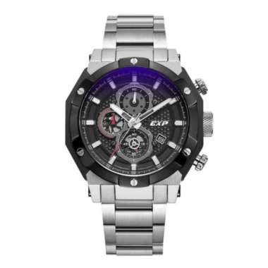 JAM TANGAN PRIA EXPEDITION E6385 / E 6385 SILVER BLACK ORIGINAL