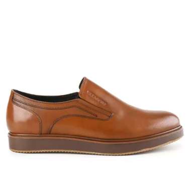 OBERMAIN SEPATU PANTOFEL PRIA ORIGINAL FORMAL SLIP ON KULIT ASLI ORI COKLAT OM26
