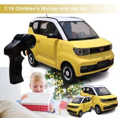 RC WPL D22 D32 1/16 4CH RC CAR WULING MINI EV MINIEV MOBIL DRIFT RTR D32 Yellow