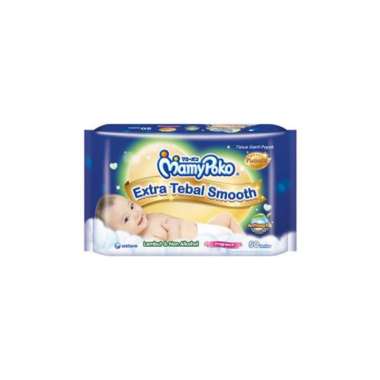 Promo Harga Mamy Poko Baby Wipes Reguler - Fragrance 52 pcs - Blibli