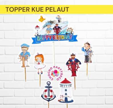 Topper PELAUT / Topper Kue Sailor Pelaut Pelaut