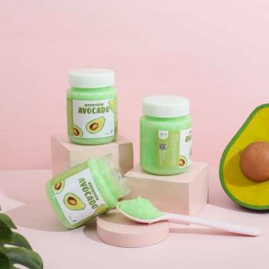 Hair Mask FLEO Creambath Masker Rambut Ala Salon Treatment Pelurus Rambut BPOM AVOCADO