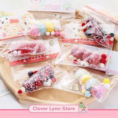 TABA SQUISHY DANGO mochi kue squeeze pencetan fidget Rainbow Dango