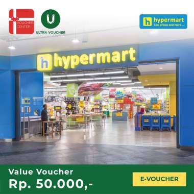 Voucher Digital Hypermart Rp. 50.000 - Voucher Value