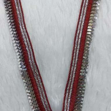 Renda India Payet Silver METERAN Marun