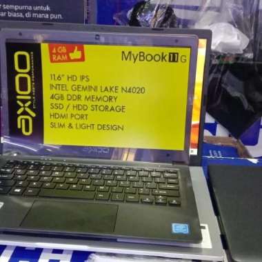 axioo mybook 11 Intel N4000 ram4gb Windows Asli
