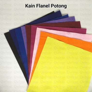 Kain Flanel Meteran Kain Flanel Potongan per potong