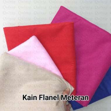 Kain Flanel Meteran Kain Flanel Potongan per meter