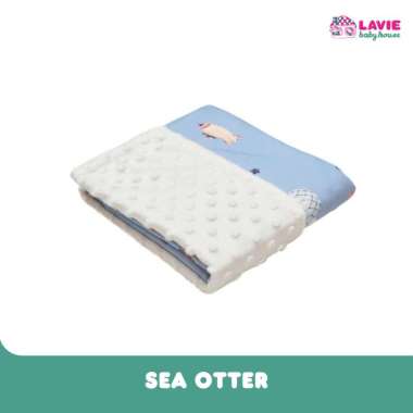 Cottonseeds Baby Blanket 75cm x 95cm/Selimut bayi Sea Otter