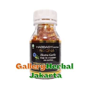 HABBASYI EXTRA TRIGONA 77 isi 200 (Habbats Trigona Garlic Plus Zaitun) Multivariasi Multicolor
