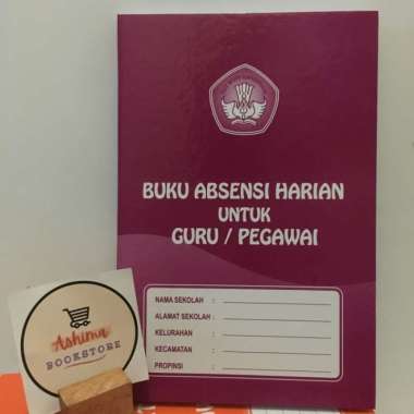 Buku Absensi Harian Untuk Guru/Pegawai Multivariasi Multicolor