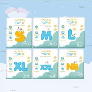Makuku Diapers Comfort Fit - Popok Bayi Makuku XL24