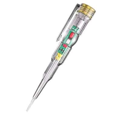 WM 93 - NEW Tespen Dual Led Obeng Tester Listrik With Indicator Tes Pen Sensor Detector Alat Pengece