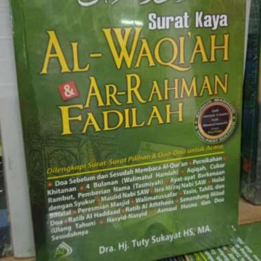 Surat Kaya Al-Waqiah& Ar-Rahman Fadilah By Hj. Tuty Sukayat HS, MA Multivariasi Multicolor