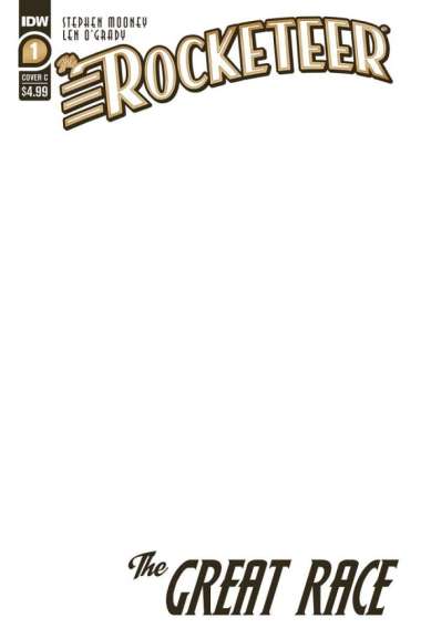 The Rocketeer: The Great Race #1 (of 4) Cvr C Blank Sketch Variant Multivariasi Multicolor