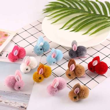 Jepit Rambut Korea Kelinci Rabbit Hair Accessories / Jepit Rambut Lucu Ala Korea / Jepitan Rambut An