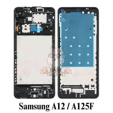Frame Dudukan Lcd Samsung A12 A125 A125F Tulang Tengah Bazel Cassing Original