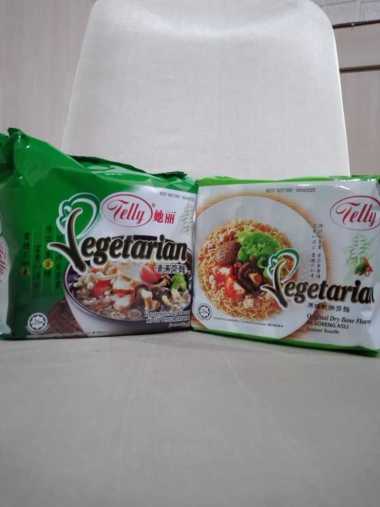 MIE TELLY VEGETARIAN GORENG/ MIE TELLY SUP goreng