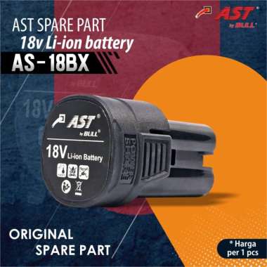 AST Sparepart Battery 18v Li-ion baterai AS-18BX