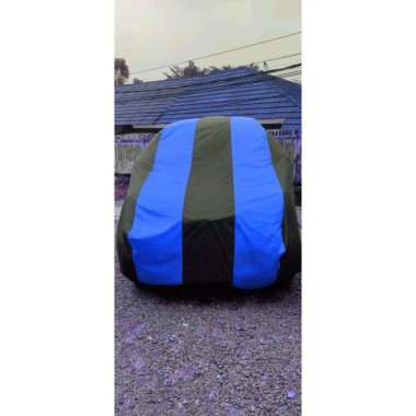 Cover Mobil Sarung Mobil Avanza Xenia Calya Sigra Agya Ayla Brio Jazz Brio 2018-2023 Hitam lis biru 